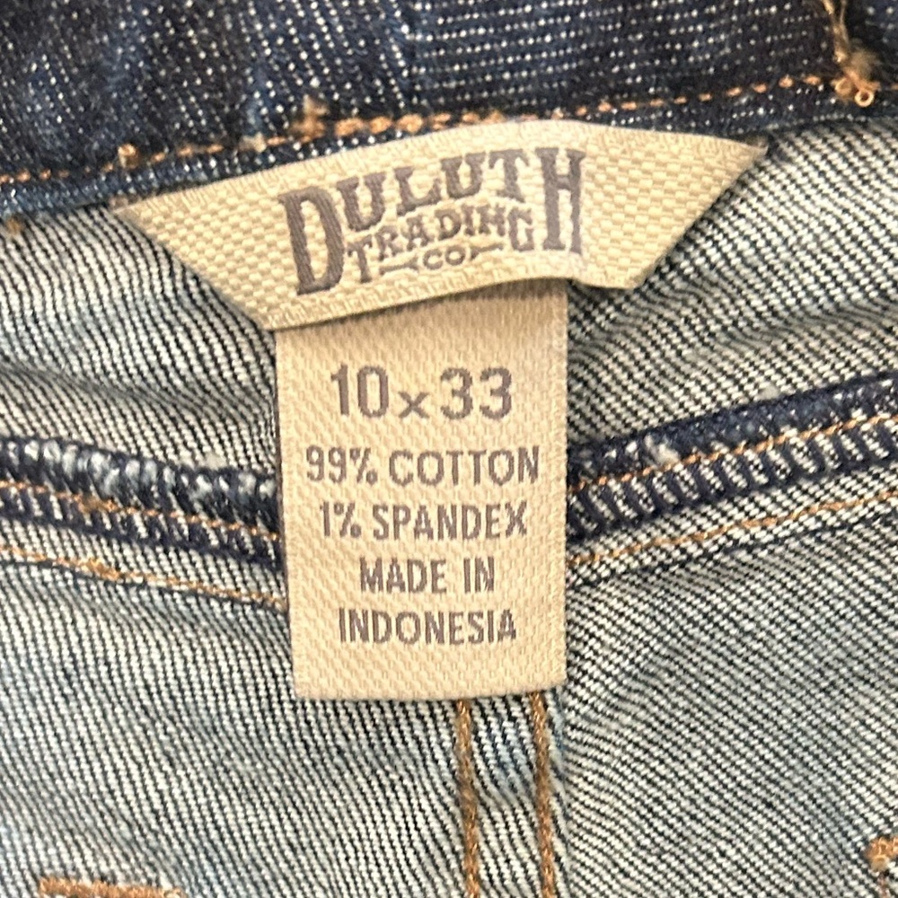 Duluth Trading Co Women’s Classic Blue Jeans Size 10x33 - Picture 2 of 8